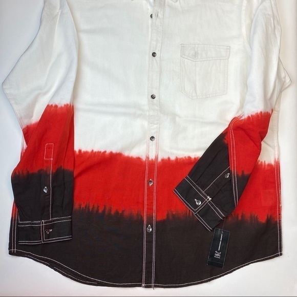 INC XL CASUAL BUTTON DOWN NWT - Picture 2 of 6